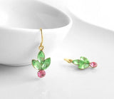 Holiday Earrings, holly berry earring, holly earring, Christmas earring, Christmas glam, holiday crystal earring, winter earring, Xmas - Constant Baubling