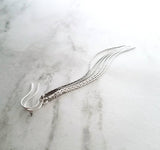 Long Chain Earrings, 925 sterling silver hooks, long thin chain, narrow chain earring, skinny silver earring, sexy earring, wispy earring - Constant Baubling