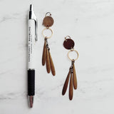 Long Boho Earrings, open circle earrings, 4 inch earrings, extra long earring, bronze disk earing, tribal dangles, antique brass earrings - Constant Baubling
