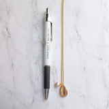 Gold Cowrie Shell Necklace - seashell necklace, cowrie necklace, pearl necklace, beach necklace, gold shell necklace, pearl pendant, charm - Constant Baubling