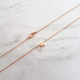 Rose Gold Star Necklace, star pendant, rose gold star slider bead, rose gold star charm, simple rose gold star, small rose gold star, lucky - Constant Baubling