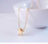 Gold Star Necklace, 14K gold fill chain, simple star necklace, small star necklace, superstar necklace, award necklace, all star necklace - Constant Baubling
