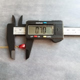 Red Pomegranate Seed Necklace, small light red pendant, thin delicate chain, seed fruit necklace, fertility necklace, pomegranate seed charm - Constant Baubling