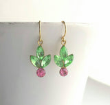Holiday Earrings, holly berry earring, holly earring, Christmas earring, Christmas glam, holiday crystal earring, winter earring, Xmas - Constant Baubling