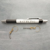 Gold & Steel Ball Chain Earrings, raw brass round hooks, hoop hook, mixed metals, long narrow dangle, round beaded earring, silver and gold earrings, 4mm silver ball chain