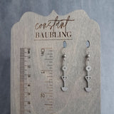 Hypoallergenic Silver Long Dangle Earrings, stainless steel tribal earring, silver tribal earring, Egyptian earring, hypoallergenic jewelry, silver stick dangle, long thin dangle earrings