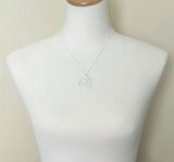 Whirlwind Necklace - silver spiral curl pendant of princess crown wire swirl - intricate filigree unique fancy coil - delicate thin chain - Constant Baubling