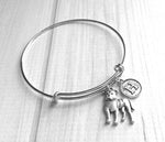 Pit Bull Bracelet, pittie jewelry, pit bull mom, silver bangle bracelet, pit bull dog bracelet, personalized bracelet American Terrier puppy - Constant Baubling