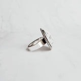 Artist Ring - silver adjustable band EAT SLEEP CREATE handmade crafter maker designer creator craftaholic jewelry gift - size 7 8 9 10 - Constant Baubling