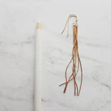 Long Gold Chain Earrings, thin chain dangle earring, 3 inch earring, chain strand earring, simple chain earring, minimalist earring, snake - Constant Baubling