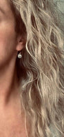 Detroit Michigan Jewelry - silver leverback hook earrings with tiny metro area city map - Livonia Berkley Wayne Dearborn Highland Park gift - Constant Baubling
