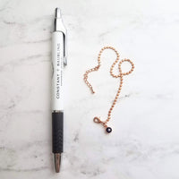 Small Evil Eye Bracelet, delicate rose gold chain, rose gold bracelet, rose gold evil eye, protection bracelet, good fortune bracelet - Constant Baubling