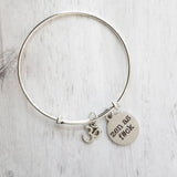 Zen as Fuck Bracelet, silver bangle bracelet, swear word bracelet, bad word bracelet, fuck bracelet, bangle bracelet, yogi bracelet serenity - Constant Baubling