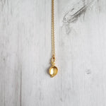 Gold Calla Lily Necklace - gold lily necklace, lily pendant, lily charm, bridesmaid necklace, bridal jewelry, gold lily, simple lily, flower - Constant Baubling