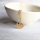 Little Sloth Necklace, gold sloth necklace, little sloth necklace, sloth pendant, hanging sloth necklace, small sloth necklace, delicate - Constant Baubling