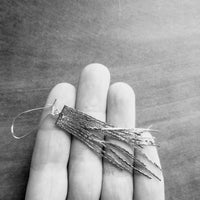Silver Fringe Earrings, long chain earring, silver chain earring, snake chain earring, chain fringe earring, chain tassel earring 4" earring - Constant Baubling