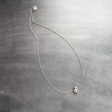 Silver Seashell Necklace, little spiral shell, nautilus necklace, snail shell pendant, silver shell charm, ocean necklace, beach jewelry - Constant Baubling