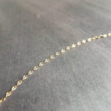 Gold Key Necklace, tiny key charm, letter charm, letter key pendant, initial key necklace, small key pendant, little gold key, personalized - Constant Baubling