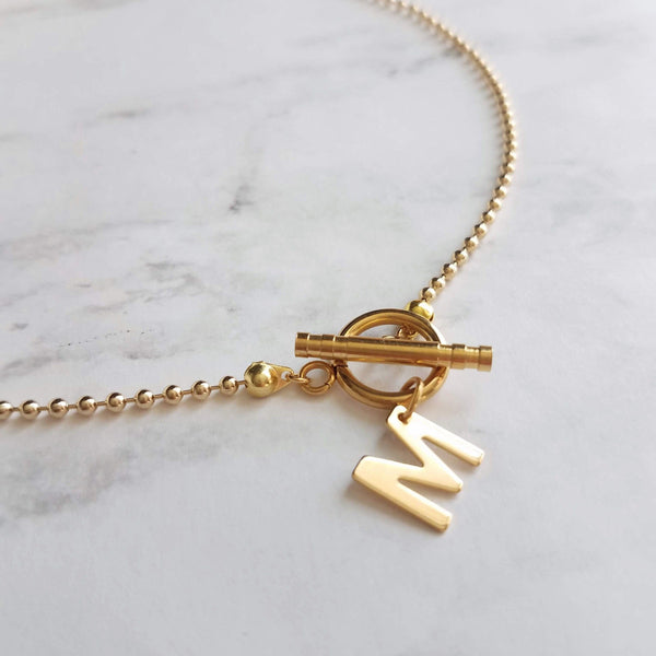Chunky Initial Necklace · The Vintage Crown · Online Store Powered by  Storenvy