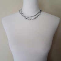 Large Ball Chain, 6mm ball chain, big silver ball chain, large bead chain, ball chain choker, stainless steel chain, thick chunky chain 1/4" - Constant Baubling