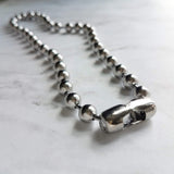Large Ball Chain, huge ball chain, big silver ball chain, large bead chain, ball chain choker, stainless steel chain, thick chunky chain 8mm - Constant Baubling
