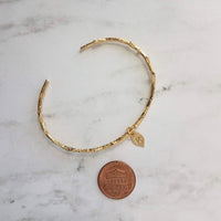 Silver Branch Bracelet, silver bangle, silver cuff bracelet, personalized bangle, branch cuff, branch bangle, vine bracelet, custom initial - Constant Baubling