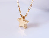 Gold Star Necklace, 14K gold fill chain, simple star necklace, small star necklace, superstar necklace, award necklace, all star necklace - Constant Baubling