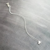 Baby Elephant Necklace, silver elephant necklace, small elephant necklace, tiny elephant necklace, simple elephant charm, elephant pendant - Constant Baubling