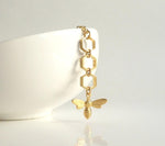 Gold Honeycomb Necklace, gold bee necklace, honeybee necklace, bumblebee necklace, gold hexagon necklace, delicate gold chain, hive necklace - Constant Baubling