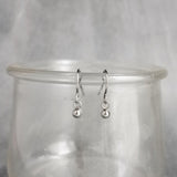 Tiny Silver Ball Earrings, stainless steel earring, ball dangle earring, steel ball earring, hypoallergenic earring, small ball earring mini - Constant Baubling
