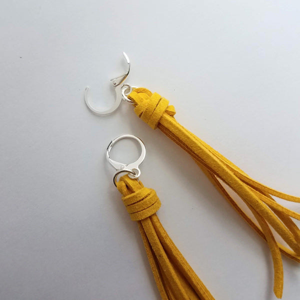 How to Make Gemstone Tassel Earrings With Suede Cords And Gemstone Pendants  - Beads and Accessories