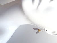 Mixed Metal Earrings, silver gold earring, silver leaf earring, gold pod earring, double leaf earring, .925 sterling silver hooks, vermeil - Constant Baubling