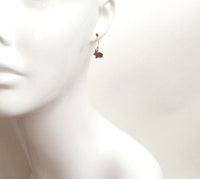 Silver Bunny Earrings, little silver rabbit earring, small rabbit dangle earring, baby bunny earring, girls Easter earring tiny silver bunny - Constant Baubling
