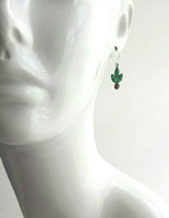 Holly Berry Earrings, crystal holly earring, Christmas earring, holly earring, holiday glam, vintage Christmas earring holiday gifts for her - Constant Baubling